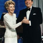 President Reagan in a tuxedo